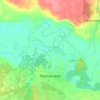 Mapa topográfico Муромцево, altitud, relieve