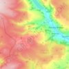 Mapa topográfico Bewerley, altitud, relieve