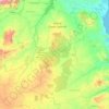 Mapa topográfico Lindi, altitud, relieve