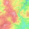 Mapa topográfico 22100, altitud, relieve