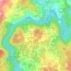Mapa topográfico Ons, altitud, relieve