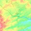 Mapa topográfico Bernières-le-Patry, altitud, relieve