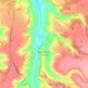 Mapa topográfico Neuville-sur-Touques, altitud, relieve