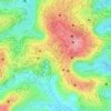 Mapa topográfico Amba, altitud, relieve