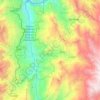 Mapa topográfico Boavita, altitud, relieve