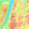 Mapa topográfico Belterra, altitud, relieve