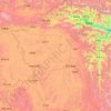 Mapa topográfico མཛོད་དགེ་རྫོང་ 若尔盖县, altitud, relieve