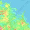 Mapa topográfico Bay of Islands-Whangaroa Community, altitud, relieve