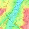 Mapa topográfico Saleux, altitud, relieve