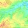 Mapa topográfico Le Crouais, altitud, relieve