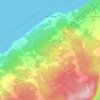 Mapa topográfico Port George, altitud, relieve