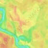 Mapa topográfico Остров, altitud, relieve
