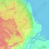 Mapa topográfico Amapá, altitud, relieve
