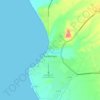 Mapa topográfico Pacasmayo, altitud, relieve