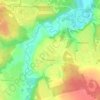 Mapa topográfico Папушево, altitud, relieve