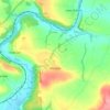 Mapa topográfico Westow, altitud, relieve