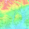 Mapa topográfico Río Guadiamar, altitud, relieve