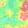 Mapa topográfico Taulabé, altitud, relieve