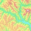 Mapa topográfico Gilgit Tehsil, altitud, relieve