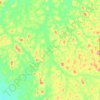 Mapa topográfico Neza, altitud, relieve