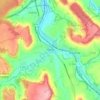 Mapa topográfico Humes-Jorquenay, altitud, relieve