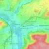 Mapa topográfico Breuil-le-Sec, altitud, relieve