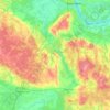 Mapa topográfico Которосль, altitud, relieve