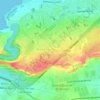 Mapa topográfico Alturas de Alamar, altitud, relieve