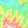 Mapa topográfico Ambuqui, altitud, relieve