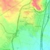 Mapa topográfico Parla, altitud, relieve