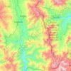 Mapa topográfico Sondor, altitud, relieve