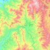 Mapa topográfico Catamayo, altitud, relieve