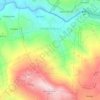 Mapa topográfico Parada de Bouro, altitud, relieve