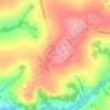 Mapa topográfico Yolanda, altitud, relieve