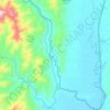 Mapa topográfico Mapa, altitud, relieve