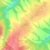 Mapa topográfico Карандышево, altitud, relieve