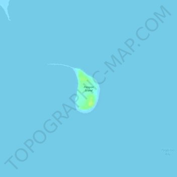Mapa topográfico Patayan Island, altitud, relieve