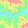 Mapa topográfico 疏勒河, altitud, relieve