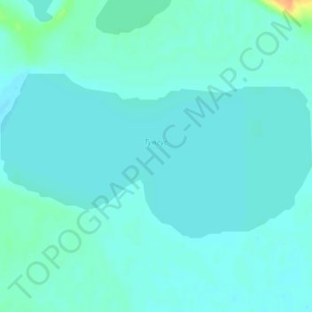 Mapa topográfico Тунгус, altitud, relieve