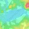 Mapa topográfico Green Lake, altitud, relieve