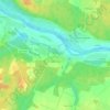 Mapa topográfico Щекотово, altitud, relieve