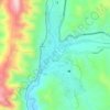 Mapa topográfico Yotala, altitud, relieve