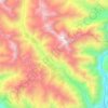 Mapa topográfico Naltar Gah, altitud, relieve