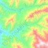 Mapa topográfico Río Mostazal, altitud, relieve