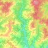 Mapa topográfico Пиксур, altitud, relieve