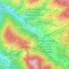 Mapa topográfico Val de Mareo - Enneberger Tal - Val di Marebbe, altitud, relieve