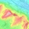 Mapa topográfico Mägdeberg, altitud, relieve