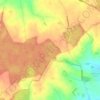 Mapa topográfico Olney Lane End, altitud, relieve