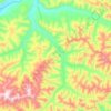 Mapa topográfico Балаганах, altitud, relieve