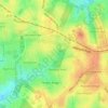 Mapa topográfico Manchester, altitud, relieve